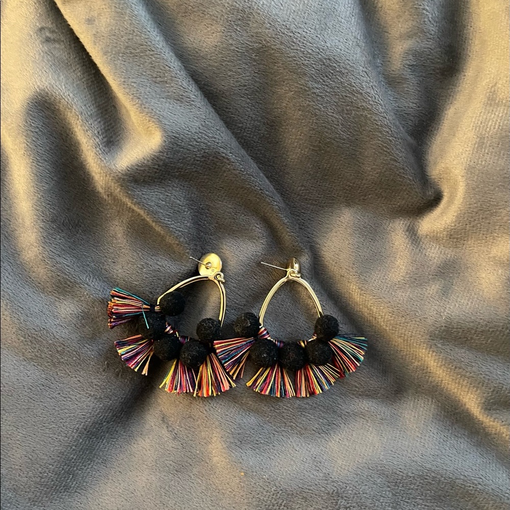 Bauble Bar Multicolour Tassel Earrings